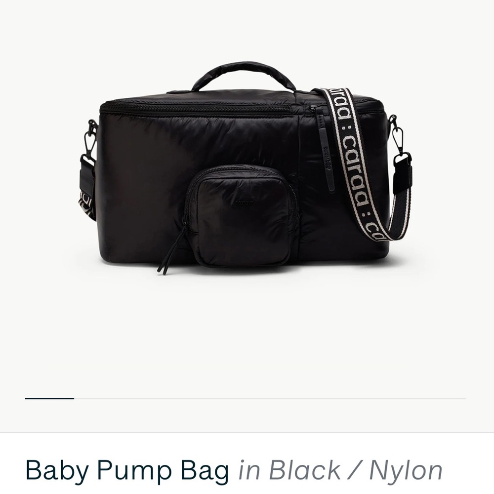Caraa Black Nylon Belt Bag